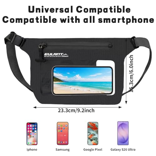 EULANT IPX8 Bolsa seca impermeable para teléfono, riñonera reutilizable miniatura 6