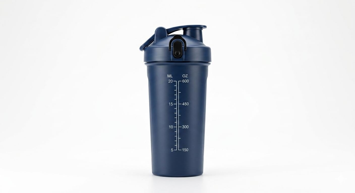 Giggle Bear Stainless Steel Gym Shaker (Silver, 700ml) | 100% Leak-Proof-image-5