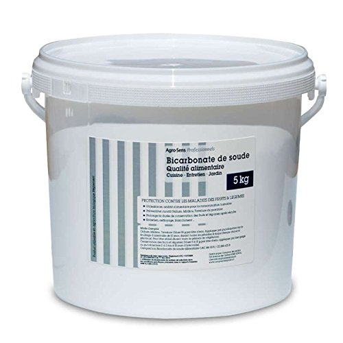 Agro Sens bicarbonato de Sodio para Jardín. Calidad alimentaria, Cubo 5 kg Cover