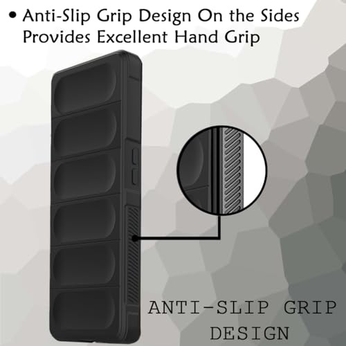 Image of Jkobi Back Cover Case for Xiaomi Redmi 12C (Matte Liquid Silicone | Micro-Fiber Cloth Inside | Camera Protection | Shockproof | Black)