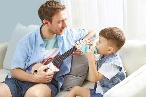 Hape Learn with Lights Harmonica | USB Charging Capabilities | Leaning and Band Mode | Musical Instrument - Les Beatles, Paul McCartney, John Lennon, RIngo Starr, George Harrison Hape Learn with Lights Harmonica | USB Charging Capabilities | Leaning and Band Mode | Musical Instrument – Image 7