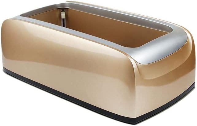靴カバーマシンホームリビングルームオフィス使い捨て靴カバーマシンフットカバーマシン靴カバーボックス(Gold)