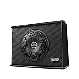 Recoil SWS12 12 inch 600W Slim Active Ported Subwoofer Enclosure with Installation Wiring Kits and...