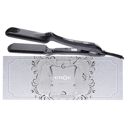 Amazon.com: CROC Premium - Plancha de titanio para superficies húmedas y  secas (1.5 in), color negro : Belleza y Cuidado Personal