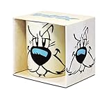 Logoshirt Asterix der Gallier - Idefix Gesicht Porzellan Tasse - Kaffeebecher - farbig - Lizenziertes Originaldesign