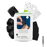 Bubblebee Industries Mic Hiding Kit for RODE Lavalier White – Hiding Microphone Kit, Noise & Wind Reduction RODE Dead Cat for Content Creators, Videographers, Audio Engineers, Filmmakers