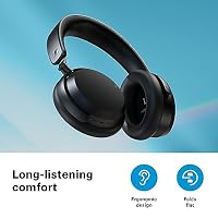 Sennheiser ACCENTUM Wireless Noise Cancelling Bluetooth Headphones, 50 Std. Akkulaufzeit, hybrides ANC, 24/7 Komfort, Over Ear Headphones, kabellose Bluetooth Kopfhörer für die Schule, Reisen, Schwarz – Ansicht 8