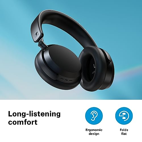 Sennheiser ACCENTUM Wireless Bluetooth Headphones - 50-Hour Battery Life, Audio, Hybrid Noise Cancelling (ANC), All-Day Comfort, Black by Sennheiser - Image 6