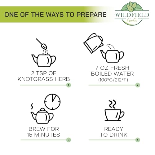 Image of 3.5 oz. Common Knotgrass Herbal Tea (Polygonum Aviculare) - 100g Pigweed Herb Tea