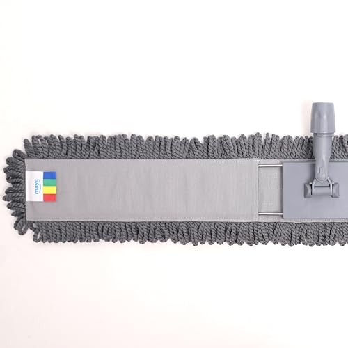 Miniatura 4 de Maya Recambio Mopa Microfibra Profesional De 100 Cm. Alta Eficiencia En Limpieza En Seco Y Húmedo. 100 Microfibra