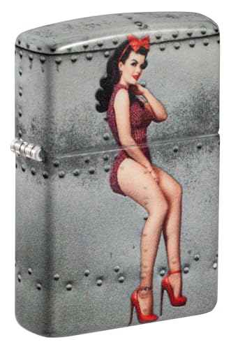 Encendedor Zippo Nose Art Pin-up Girl 540 Color miniatura 1