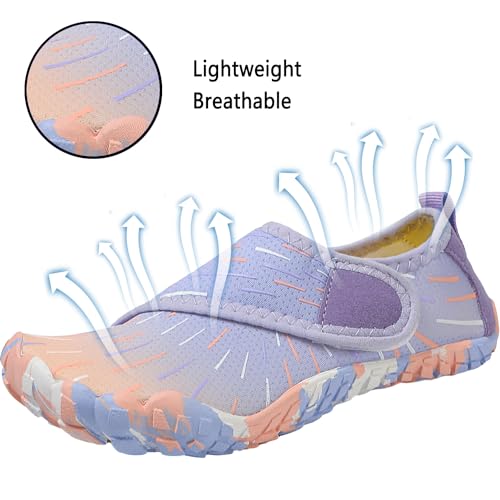 Image of Quickshark Kids Water Shoes Boys Girls Barefoot Aqua Socks Outdoor Indoor Quick Dry Sandals Lightweight Slip On Walking Sneakers for Beach Pool Swim (Little Kid /Big Kid)