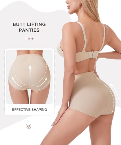 Image of Dulchany Tummy Control Shapewear Panties for Women Body Shaper Underwear Girdle Panty