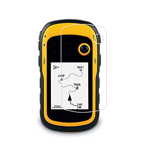 Zshion   Protector de pantalla compatible con Garmin eTrex 10 20 20X 22X 30 30X 32X, película protectora de vidrio templado para navegador GPS de mano [2 unidades]