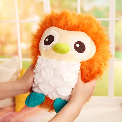 B. toys - Fluffy Funkies - Ola Owl - Plüsch Eule - Plüschtier - Weiches & buntes Eulenspielzeug - Spielzeug für Baby, Kleinkind, Kinder - 0 Monate +
