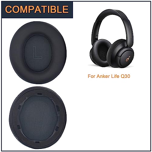 Earpads para Anker Soundcore Life Q30, q30bt y Q35 - Almohadillas de repuesto con cuero de proteína y espuma viscoelástica miniatura 4