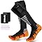 Calze Riscaldate a Batteria, Calze Riscaldanti per Uomo e Donna, 2×5000mAh Battery-Heated Socks con 4 Livelli di Calore, Calzini Termiche Riscaldanti, Calze Scaldapiedi per Sci Trekking Ciclismo