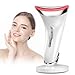 Appareil Anti Rides Visage Massage: Masseur Facial Électrique pour Lifting Visage et Double Menton 3 Modes LED - Chauffage à 45℃ EMS pour Raffermissement du Visage et du Cou - Anti-Âge pour Femmes