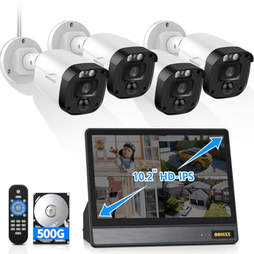 (Full HD 5MP Definition & 122° Ultra Wide-Angle) Wired Security...
