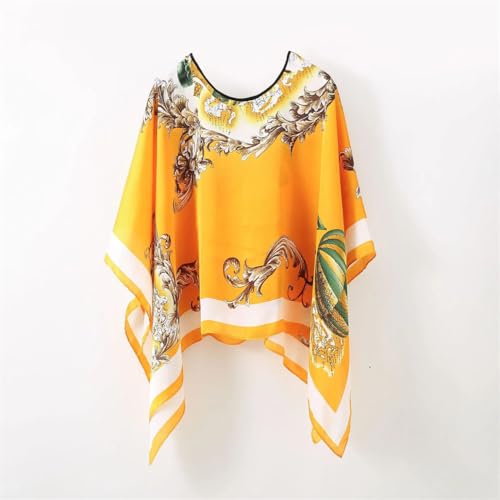 Women's Lightweight Printed Hoodie Scarf Cape Sunscreen Wrap Shawl For Beach Travel Summer Elegant Head Cover4