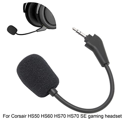 Microfone de Jogo de Substituição, Microfone de Fone de Ouvido para Jogos Com Cancelamento de Ruído