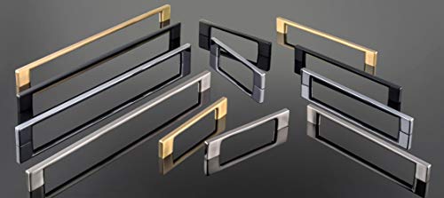 Image of Richelieu Hardware BP8160192195 Armadale Collection 7 9 /16 in (192 mm) Center Brushed Nickel Contemporary Cabinet Pull (Pack of 2)