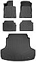 SMARTLINER Custom Floor Mats and Cargo Liner Set Black Compatible with 2021-2022 Kia K5 (Only AWD Models)
