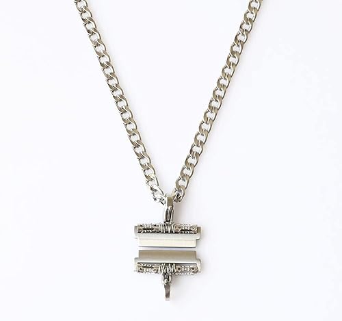 Miniatura 3 de Collar con colgante de cadena de acero inoxidable para todos los relojes de 0.866 in, compatible con Samsung Galaxy Watch 3 de 1.772 in/1.811