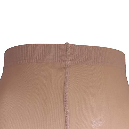 Image of Truform Sheer Compression Pantyhose, 20-30 mmHg, Women's Shaping Tights, 20 Denier, Beige, Medium (Pack of2)