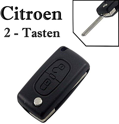 Citroen Carcasa para llave mando a distancia llaves 2 botones ks02no Berlingo...