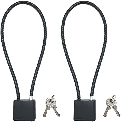 Gun Locks, Keyed 15'' Cable Gun Lock Universal Combination Gun Trigger Lock - Fits Pistols, Rifles, Shotguns, Shotgun Trigger Lock, Pistol Lock (2 x Locks)