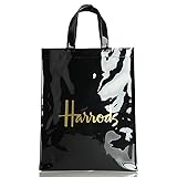 KTTGYRE Rucksack Damen PVC Wiederverwendbarer Einkaufstasche Frauenbeutel Öko -Freundlicher Blumenkäufer Beutel wasserdichte Handtasche Lunchtasche Umhängetasche-M