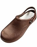 Natural Uniforms - Women's Lightweight Comfortable Nurse/Nursing Clogs, Chocolate 32343-8B(M) US