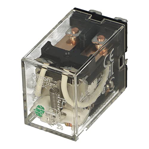Omron LY2N-D2-24DC Plug-In Relay 8-Pin 10A w/ LED Indicator DPDT