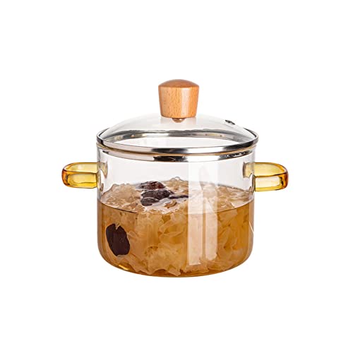 Glas-Kochtopf Mit Deckel - Hitzebeständiger Kochtopf Für Alle Herdarten