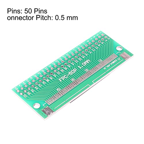 Adaptador convertidor FFC FPC 50 pines 0.5mm a DIP 2.0mm miniatura 2