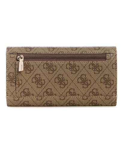 GUESS Sarai Slim Clutch Wallet, Latte Logo3