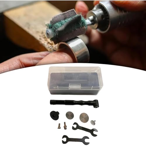 90 Degree Elbow Grinder Metal Flexible Shaft Rotary Tool, Micro Grinder Pencil Rotary Polishing Machine for Cutting Engraving Polishing Black,One Size - Image 2