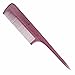 Breezelike Hair Combs - Fine Tooth Purpleheart Wooden Tail Comb - No Static Teasing Hair Comb for Women