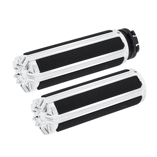 Poignées de moto chromées guidon 25mm custom customisation