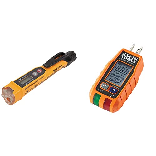 Klein Tools NCVT-4IR Non-Contact Volt Tester + Klein Tools RT250 ...