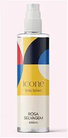 Perfume Rosa Selvagem Icone - Fragrância Feminina Intensa e Luxuosa, 200ml - Excelente Custo-Benefício e Versatilidade