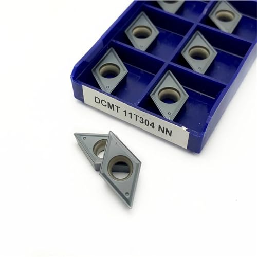 10 insertos DCMT11T304 LT10 carburo para torneado CNC miniatura 3