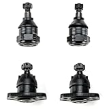 Dryowre 4pcs Suspension Ball Joint Kit Set Left Driver Front Upper Lower Right Passenger Side Steel Greasable for Chevy for Corvair 2.7L 1965-1969 Bolts,Nut,Washers ULBJSF11CCP