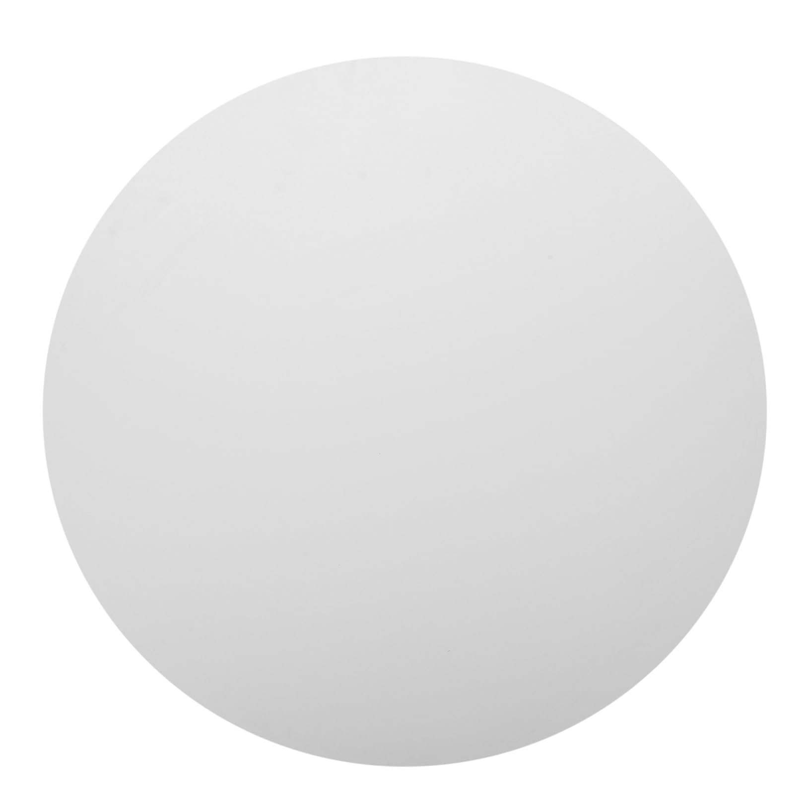 Toile Ronde à Peindre en Canvas Blanc 1 Pièce, Panneau D’art