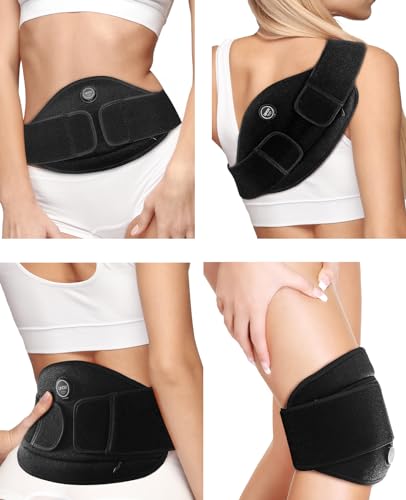 uncn Cordless Portable Heating Pad for Cramps and Back Pain Relief - Rechargeable, Wearable, and Washable