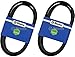 2 Pack Stens 265-968 OEM Replacement Belt Fits John Deere M138583