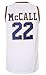 MOLPE McCall 22 Crenshaw Basketball Jersey S-XXXL, 90S Hip Hop Clothing for Party, 2-Layer Stitched Letters and Numbers (White, L)
