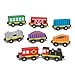 Melissa & Doug Wooden Train Cars, 8-Piece Magnetic Train Set with Toy Storage Tray, Steam Engine, Caboose, Coal & Passenger Cars, Montessori-Inspired Pretend Play Toys for Kids Ages 3+