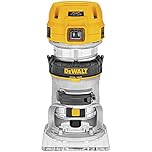 DEWALT DWP611 1.25 HP Max Torque Variable Speed Compact Router with LED's by DEWALT